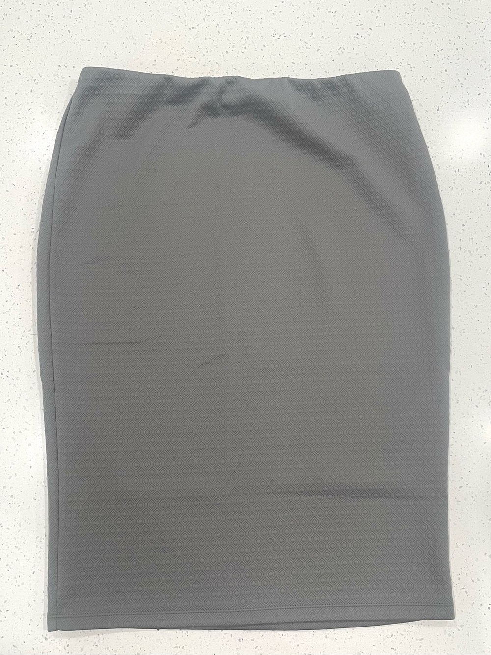 Mossimo Supply Co. Gray Textured Pencil Skirt